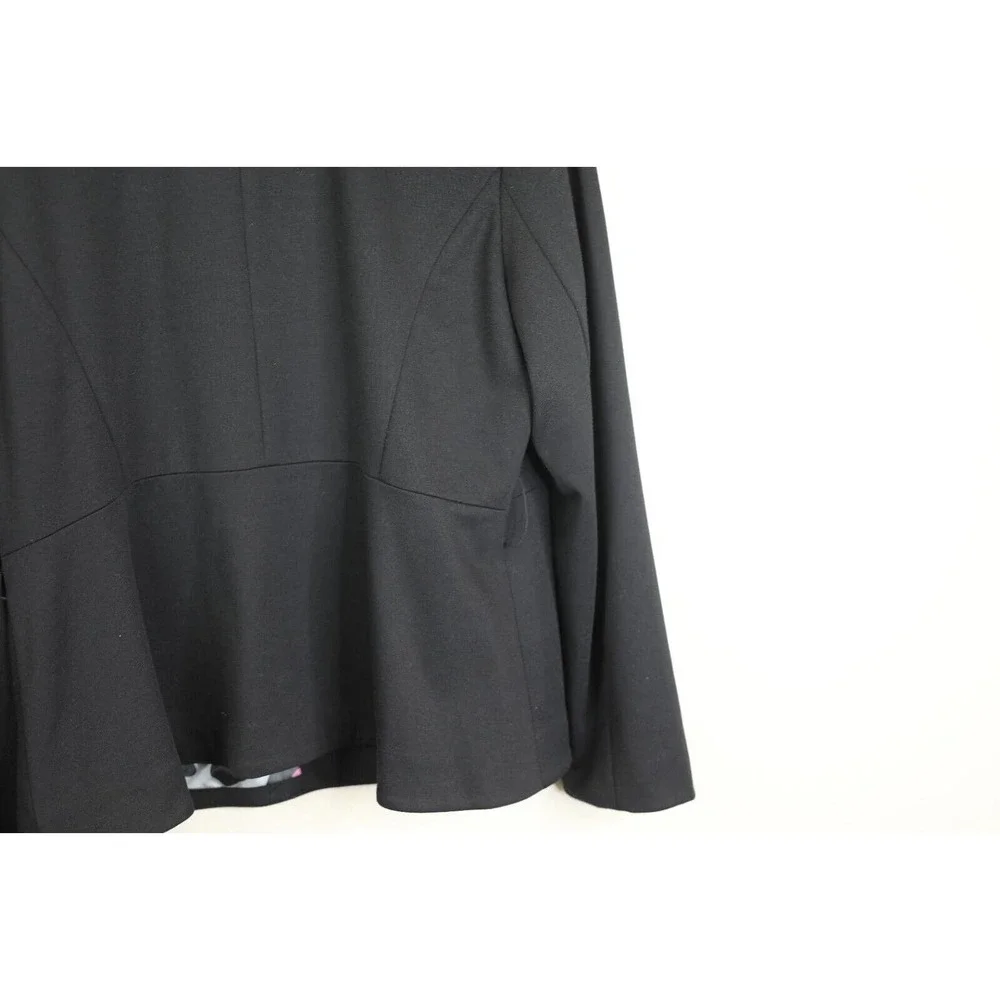 Sandro Vintage‎ 3 Button Blazer XL Black Y2K Clueless
